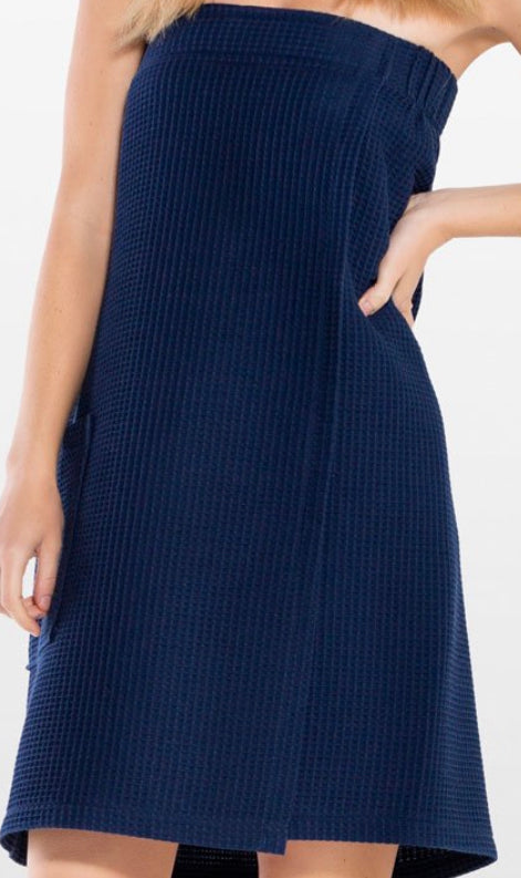 Waffle Spa Bath Robe Short