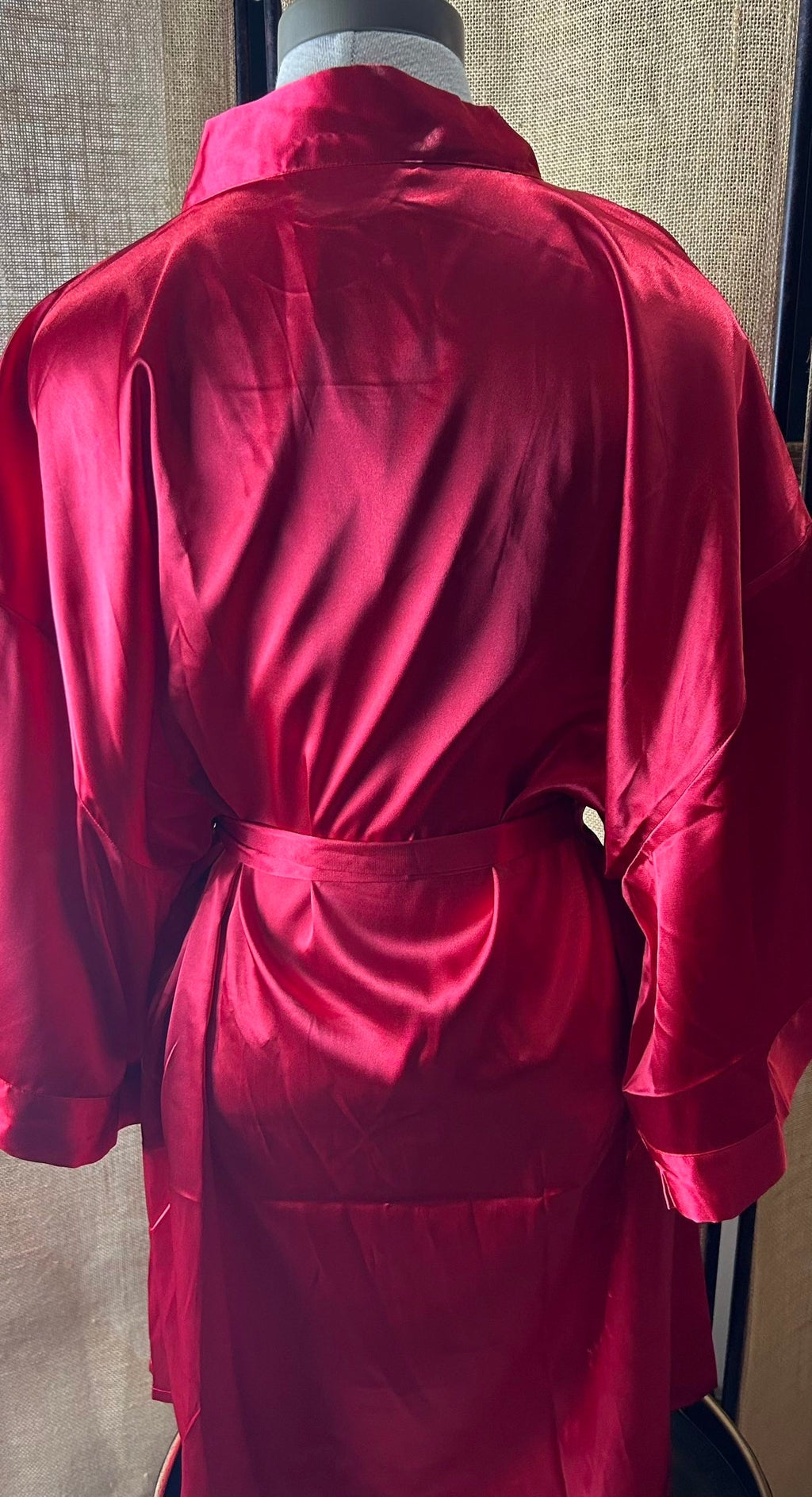 Red Satin Robe