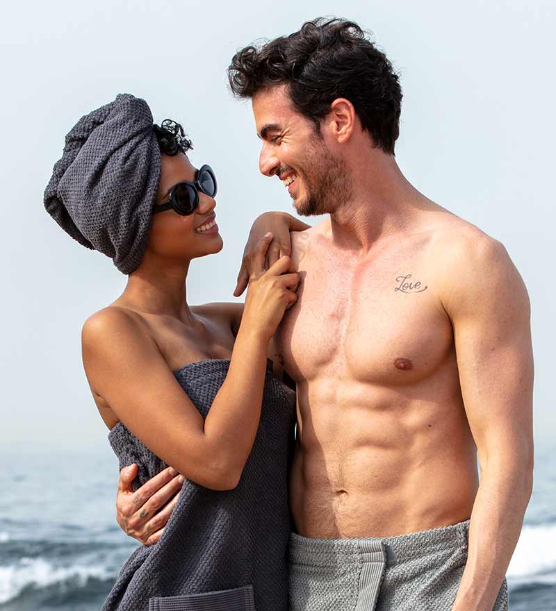 Cotton Hair Drying Towel Wrap-5